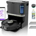 Shark Robot Vacuum & Mop Combo, Power Detect Never Touch Pro, Self-Emptying, Self-Refill with Self-Clean Pad Wash & Dry, 60-Day Debris Capacity, 30-Day Refill Tank, 5 Power Detect Technologies, RV2820ZE