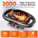 16 Head Massage Gun Deep Tissue, Quiet Back Massager for Pain Relief Deep Tissue with 9 Modes and 9 Intensities for Back, Shoulders, Arm, Legs, Foot, Body