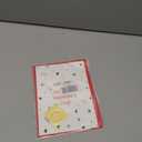 Funny First Valentines Day Card for Him Her, Cute Our 1st Happy Valentine's Day Card with Envelope & Sticker (5x7 IN, 1 Set) (Beige)