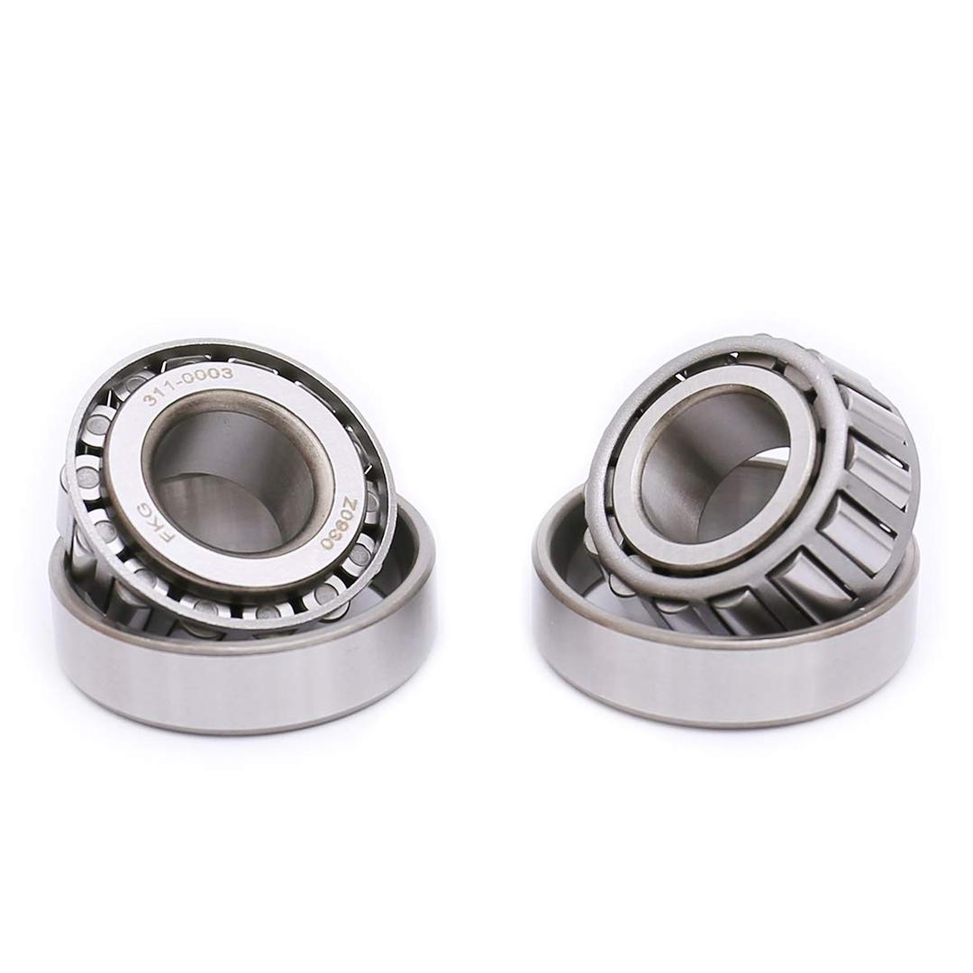 FKG 25580/25520 Tapered Roller Bearing Cup and Cone Set, Set of 2