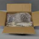 Conflech 120 Pieces Glitter Gold Plates with Plastic Forks, Gold Dessert Plates for 60 Guests, Heavy Duty Gold Plates, 60pcs 6.5" Gold Plastic Plates and 60pcs Plastic Forks Disposable Plates