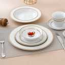 Lorenzo Amelia 57-Piece Dinnerware Set, Service for 8