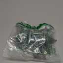 Blulu 2 Pieces Metal Glittered Christmas Tree Topper Star Treetop Hollow Wire Star Topper for Christmas Tree Ornament, 2 Sizes (Silver)