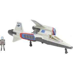 Mattel Disney and Pixar Lightyear Hyperspeed Series Mini Action Figure & Toy Vehicle Set, Buzz Lightyear & XL-02 Spaceship
