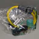 Generic Dryer Adapter 10-30P to 14-30R EV Charge Adapter 125/250Volt. 3 Prong 30Amp Male Plug to 4 Prong 30 Amp Female 1.5FT Extension Cord with Green Grounding Wire.STW 10/3. ETL Listed.