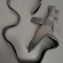 Dog Rear Leg Sleeve to Stop Licking: Soft Recovery Wrap for Hind/Back Leg Wounds, TPLO ACL Surgery, Surgical Sleeve for Small Medium Large Dogs, Cone Alternative (Left-XS, Light Gray)