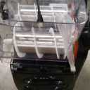 GSEICE Slushie Machine 8 Gallons Commercial Slushy Machine Stainless Steel for Beverage Slushies Cider Slushes, 110V/60Hz Margarita Machine with 2 Tanks for Business Mobile Bar Party Restaurant (Black)