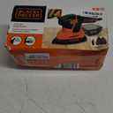 BLACK+DECKER Mouse Detail Sander, Compact with IRWIN QUICK-GRIP Clamps, One-Handed, Mini Bar, 6-Inch, 4-Pack (BDEMS600 & 1964758)
