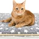 2 Pack Cat Blanket for Indoor Cats Ultra Soft and Warm Calming Cat Bed Fleece Pet Mat for Anxiety and Stress Washable Kitten Blanket