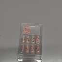 24Pcs Pink Flower Press on Nails Medium Almond Fake Nails with Peach Blossom Rhinestones Pearl Design Handmade False Nails 3D Floral Gems Bow Glue on Nails Rose Artificial Acrylic Nails Kit for Women