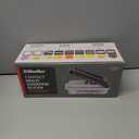 Mueller Vegetable Chopper Mandoline Slicer, Food Veggie Chopper, Cheese Grater, Onion Vegetable Cutter with Container, Dicer, Kitchen Gadgets & Essentials, White Sand/Grey (6 blade)