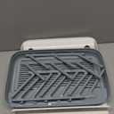 Termichy Baby Bottle Drying Rack: Large Vertical Bottle Dryer Rack Holder - Space Saving Standing Drying Rack for Baby Bottles and Pump Part Cleaning (Gray)