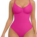 FeelinGirl Shapewear Bodysuits Tummy Control for Women Seamless Body Sculpting Shaper Thong Body Shaper XS-S