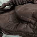 gogobunny 100% Double-Sided Waterproof Dog Bed Cover Pet Blanket Sofa Couch Furniture Protector for Puppy Large Dog Cat, Reversible (40x50 Inch (Pack of 1), Dark Chocolate/Light Chocolate)