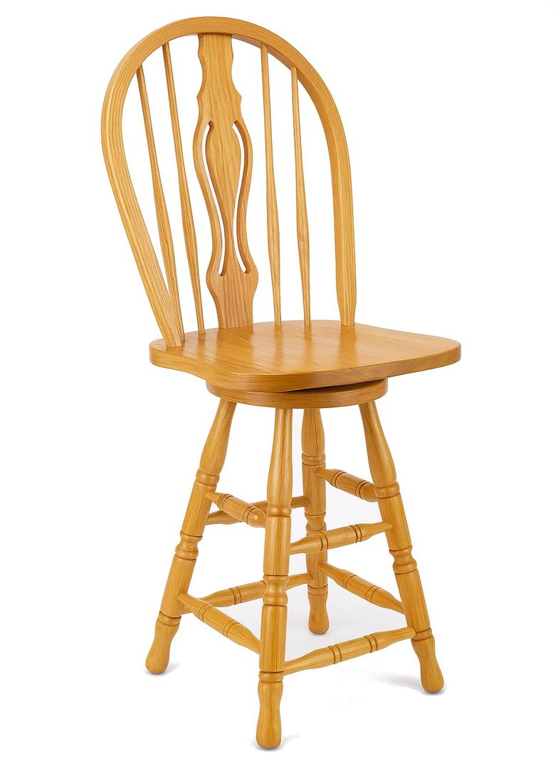 Sunset Trading Oak Selections Barstool, Light
