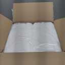 Amazon Basics 6-Pack Bath Towels, 100% Ring Spun Cotton, 600 GSM, Lightweight and Highly Absorbent, Quick Drying, Hotel Quality, 27 x 54 inches, White