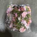 6 PCS Artificial Rose Flowers Hanging Decorations, Dangling Fake Rose with Hooks Spring Party Decorations for Wedding Party Background Birthday Anniversary Arch Decor (Pink)
