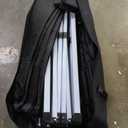 10x20 Pop Up Canopy with 0/4/6 Sidewalls, Beach Ten with One Push Setup, Heavy Duty Outdoor Instant Canopy Tent with Portable Roller Bag, Silver Coated Top, 3 Adjustable Height, Sandbags (Black)