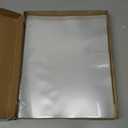 Avery Clear Report Covers with Sliding Bars, White Binding Bars, Holds up to 20 Sheets, 50 Report Covers (47710)