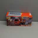 Fire Trucks Toys for Toddlers Ages 3-5, Folded Carrier Truck Race Track with with Lights & Sounds and 6 Racing Car Toys, Birthday Gift for 3 4 5 6 7 8 Years Old Boys Girls