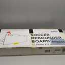 Soccer Rebounder Board Soccer Wall Kick Back Trainer with 2 Rebound Angles for Ball Passing and Bounce Back Training
 32 x 12 in