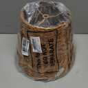 Empire Natural Rattan Spider Boho Lamp Shade Handwoven Indonesian Rattan, Large Wicker Woven Lampshade for Table & Floor Lamps, Boho Decor(5.9" Top × 9.8" Bottom × 7.9" Slant)