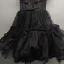 Toddler Baby Girls Black Dress Kids Black Party Costume, Size 120
