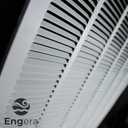Engera Return Air Grille - Sidewall and Ceiling - HVAC Vent Duct Cover Diffuser - White 20" x 20" [Outer Dims: 21.75w X 21.75"h]
