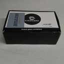 3 Pack Square Glass Kitchen Storage Jars with Airtight Bamboo Lids and 132 Pantry Labels - 54oz Glass Canisters with Wood Lids - Food Storage for Sugar, Rice, Pasta, Cereal