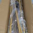 16 Inch Hairpin Legs Metal - 1/2 Dia 3 Rods Design - Mid Century Furniture Table Legs, DIY Furniture Hairpin Feet Gold for Nightstand, Coffee Table and TV Stand, Set of 4