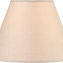 Aspen Creative 32092A Transitional Empire Shape Spider Construction Lamp Shade in Medium Brown, 9" Top x 18" Bottom x 13" Slant Height