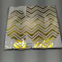 Faccito 24 Pack Christmas Treat Boxes Xmas Cardboard Gable Goody Candy Cookie Boxes Foil Gift with Handles for Gift Wrapping Holiday Party Favor Present Supplies, 6 Designs(Gold)