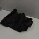 MADIZZ Set of 2 Linen Throw Pillow Covers 20x20 Inch Black Soft Decorative Cushion Cover for Sofa Bedroom Pillow Shell