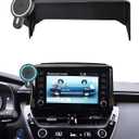 PZK Car Phone Mount for 2019-2025 2026 Toyota Corolla/Corolla Hatchback/Corolla Cross 2022-2025 2026 Accessories 8-inch Screen Magnetic 15W Fast Wireless Charging Car Phone Holder Not Affect Vent