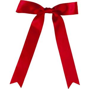 30 Pcs Burgundy Satin Bows 6 X 10 Inch Premade Bows with Twist Tie for Wedding Florist Decor, Cake Pops,Christmas Tree & Gift Wrapping(Burgundy)