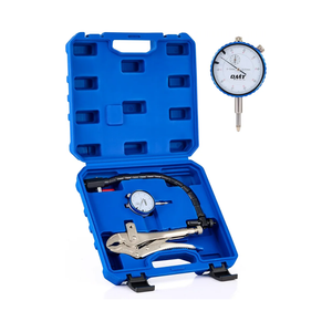 Orion Motor Tech Dial Gauge, Brake Runout Gauge and Ball Joint Gauge, Clamping Dial Indicator with 7 in Locking Pliers & 360° Flexible Stem Holder, 0.01 mm Precision Automotive Dial Indicator