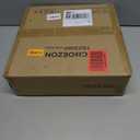 CHOEZON Drink Table, Small Round Side Table for Small Spaces, Thickened Base End Table, for Living Room, Bedroom, Rustic Brown and Black TBZ30BF