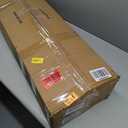 7PM Rectangle K9 Crystal Chandelier Modern Rectangular Pendant Lighting Fixture for Dining Room Kitchen Island Bedroom Black L40 x W10 x H10