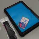 ZtotopCases for Samsung Galaxy Tab A11+ Plus/A9+ 11-Inch 2025/2023, Shockproof Hard Duty Case with Screen Protector+360 Rotating Hand Strap&Stand+Shoulder Strap for Tab A11+/A9 Plus Tablet, Black