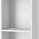 Tvilum Element 5 Shelf Narrow Bookcase, White