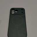 JETech Magnetic Silicone Case for iPhone 17 Pro Max, Compatible with MagSafe, Silky Soft Touch, Shock Absorbing Phone Cover with Camera Lens Protection (Midnight Green)