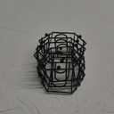 Kingrol 6 Pack Metal Coaster Holders, Coaster Stands for 4-Inch Round and Square Coasters, Hold 4 to 6 Coasters, Black