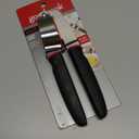 GoodCook Touch Dishwasher Safe Garlic Press with Stainless Steel Head, Black/Red