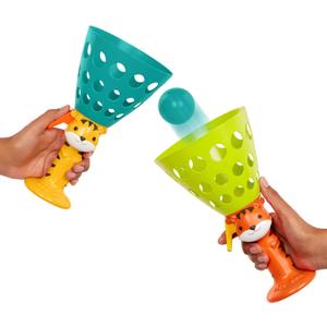 B. toys  Pop & Catch Game  2 Launchers & 4 Balls  Ball Games for Kids  Outdoor Activity  3+ Years Pop 'n' Launch