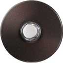 NuTone PB41LBR Wired Lighted Round Stucco Door Chime Push Button, Oil-Rubbed Bronze