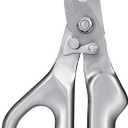 LIVINGO Kitchen Scissors - Heavy Duty Poultry Shears Sharp Cutting Food Chicken Bone Meat Vegetable for Cooking, Multipurpose Stainless Steel Utility Scissors, Safety Lock