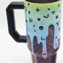 Frost Buddy Thicc Buddy - 50 oz Stainless Steel Vacuum Insulated Tumbler with Lid and Straw for Water - Travel Mug Cupholder Friendly - Gifts for Women Men Him Her