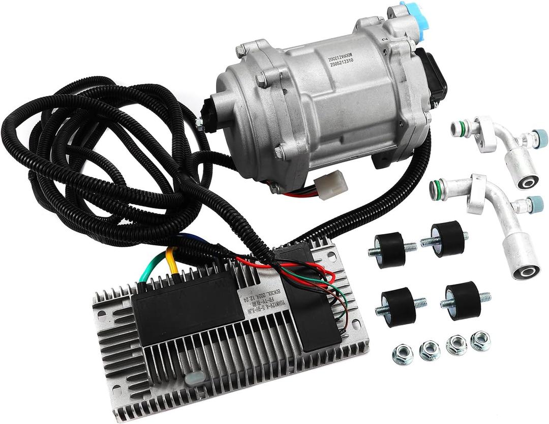 12V Auto Compressor Universal AC Electric Compressor 20cc/r Air Conditioner Compressor AC.100.3851 for R134a