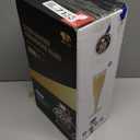 JOLLY CHEF 100 Pack Plastic Champagne Flutes Disposable 4.5 oz Gold Glitter Plastic Champagne Glasses for Wedding, Thanksgiving Day, Christmas