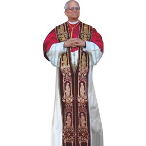 Pope Leo XIV Cardboard Cutout Standee Life Size Freestanding Display with Easel Back Printed on Paperboard